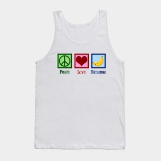 Peace Love Bananas Tank Top